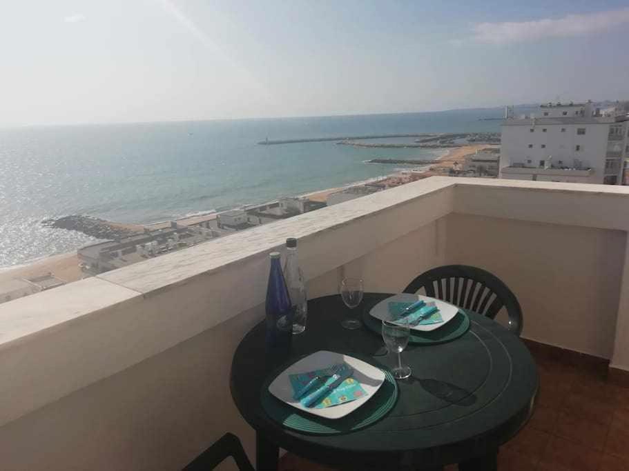 Ocean Quarteira Vista Mar E Central Appartement Buitenkant foto
